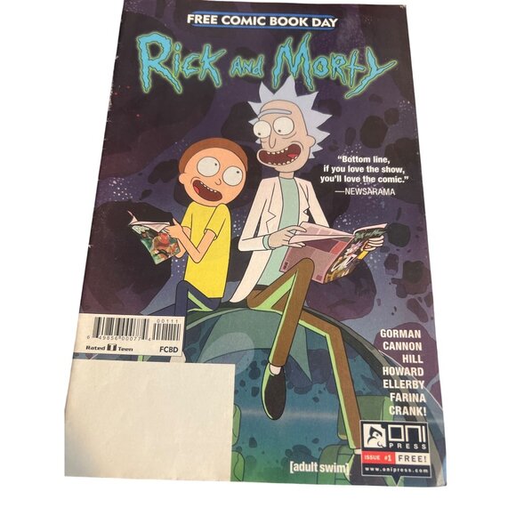 Rick & Morty Free Comic Book Day Issue #1 Kim Grim Reaper Oni Press 2017 - Picture 1 of 5